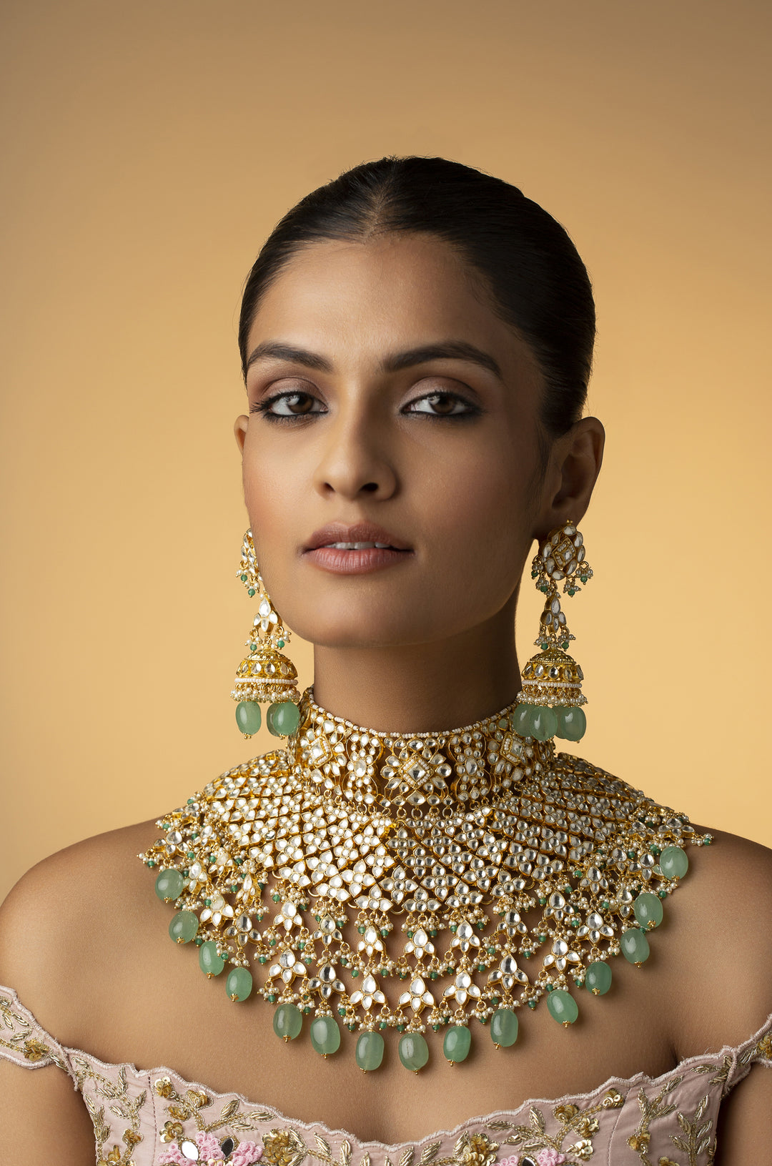 Shaamiana Kundan Necklace Set
