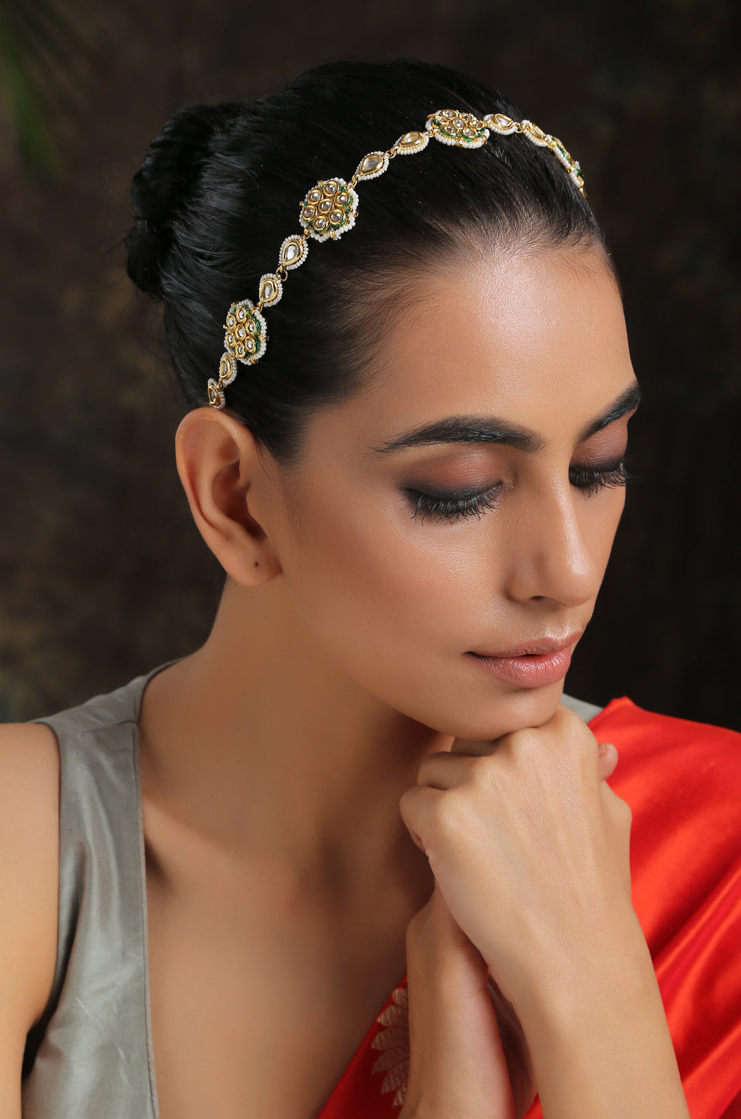 Kalki Kundan Head Band Paisley Pop Shop