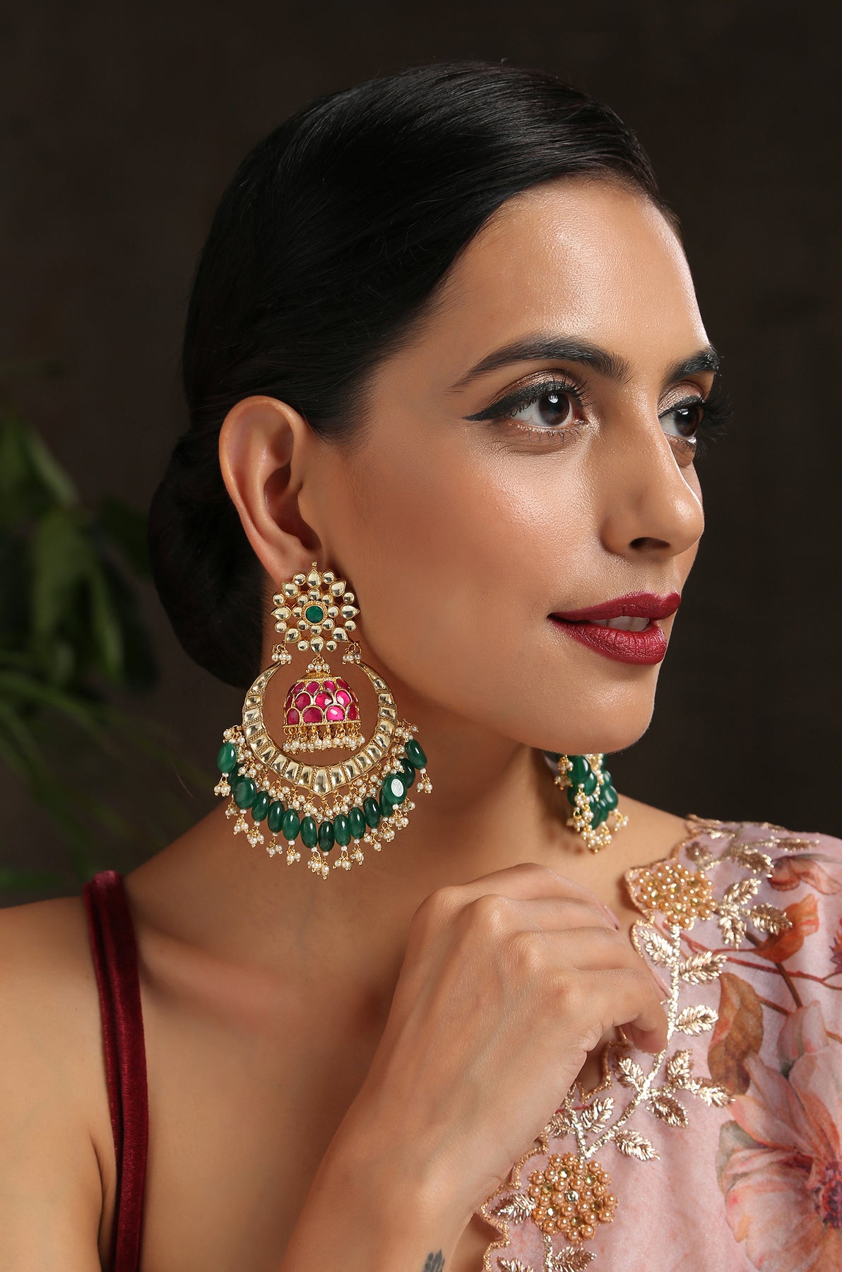 Buy Kundan Chandbali Earrings With Pearls Online Cheap, Kundan Necklace,  Meenakari Kundan Jewellery, Kundan Meenakari Necklace Set, Online Shopping,  Kundan set, Ishhaara Meenakari Collections for Women & Girls Online. Kundan  Meenakari Necklace