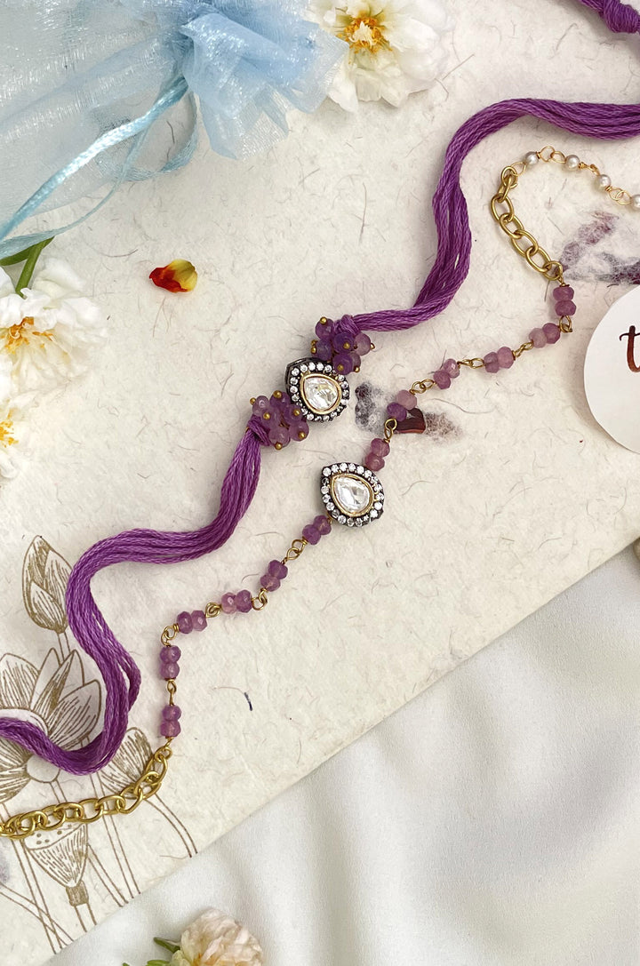 Akul Victorian Rakhi and Lumba Set