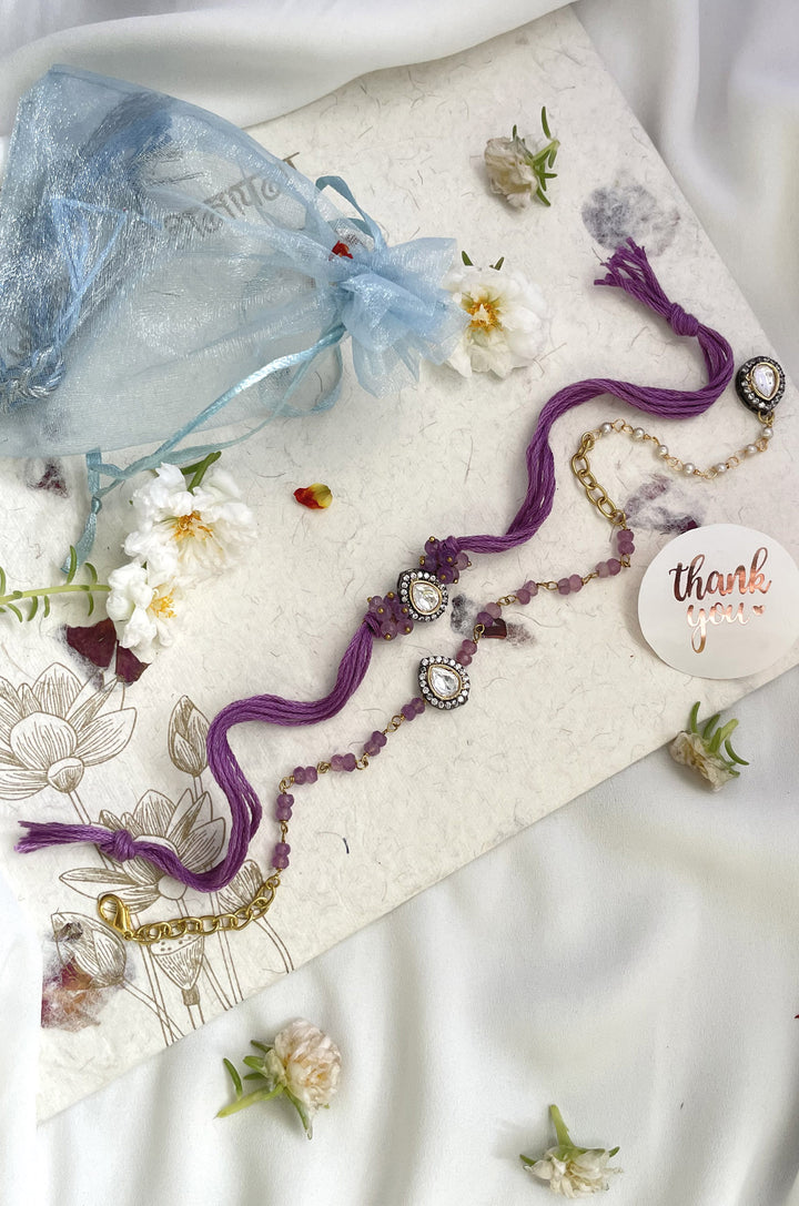 Akul Victorian Rakhi and Lumba Set