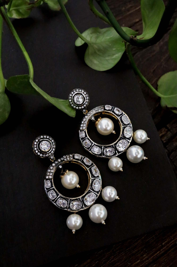 Shea Victorian Chandbali Earrings