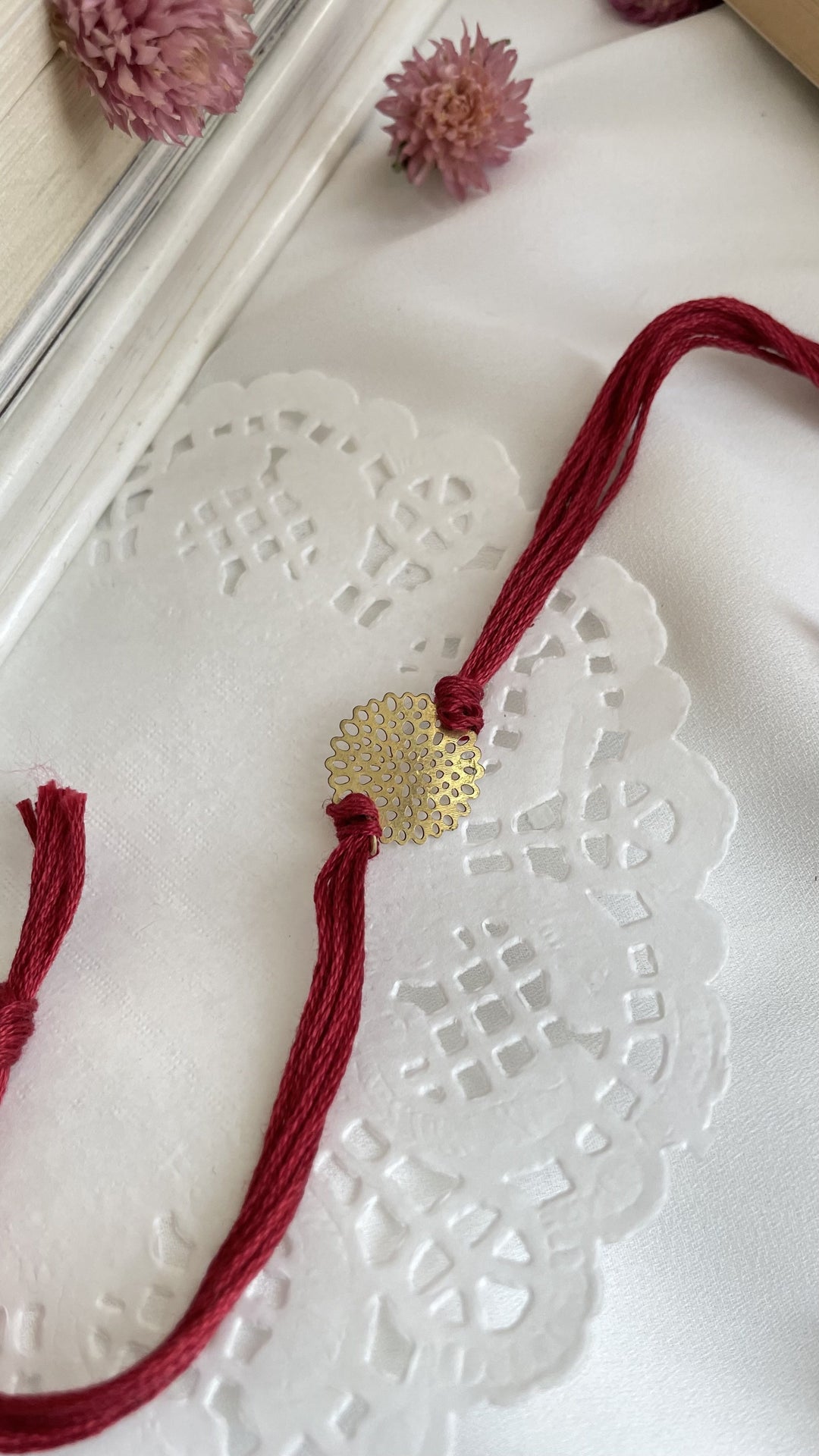 Vishu Red Rakhi