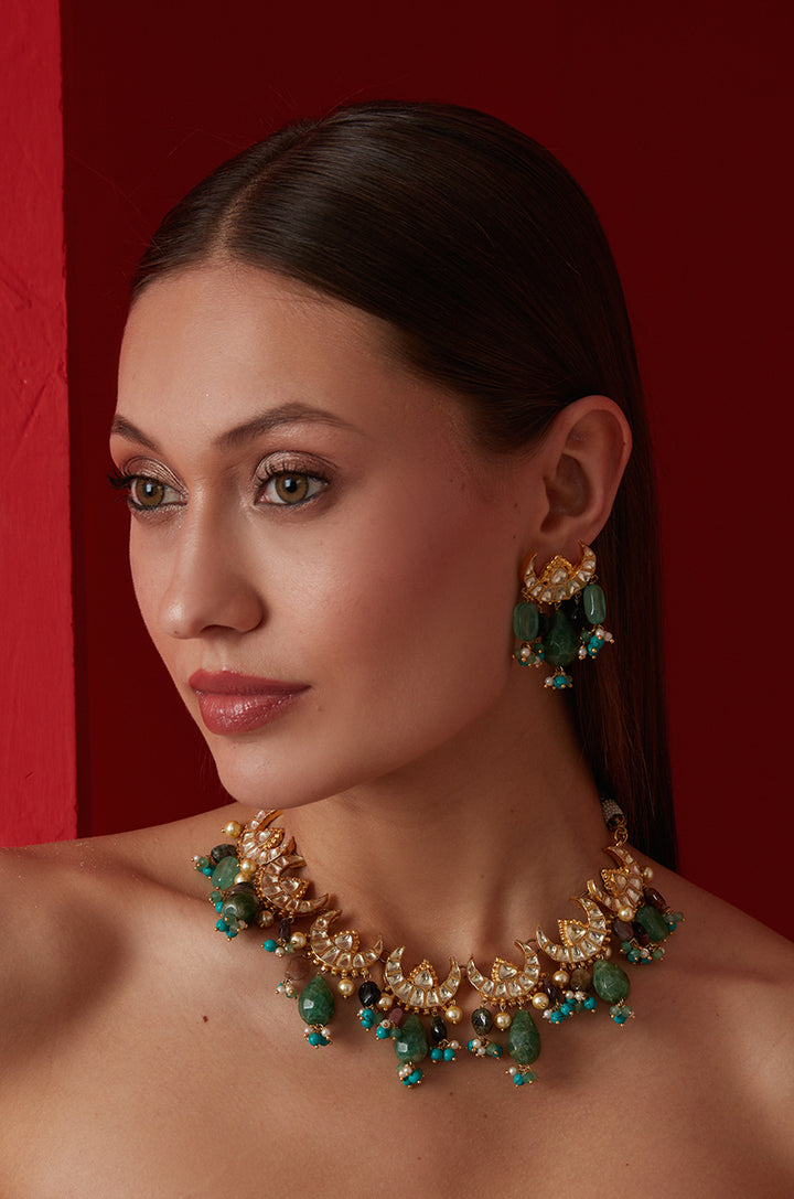 Dhara Kundan Necklace Set