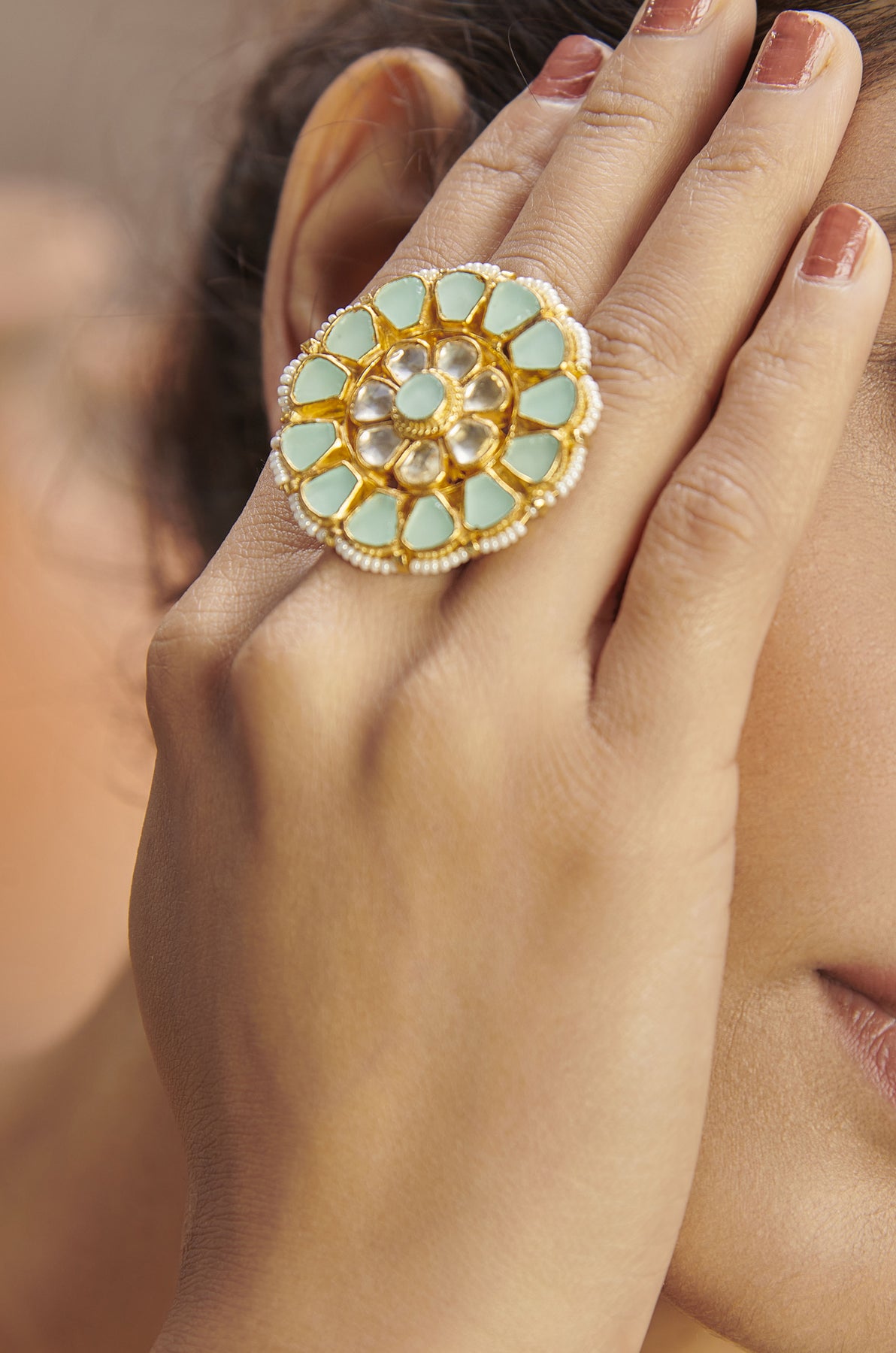 Shop Online Fida Ethnic Single Ring @ Best Price