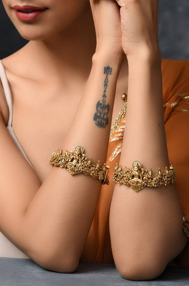 Anindita Temple Work Bangles - Set of 2