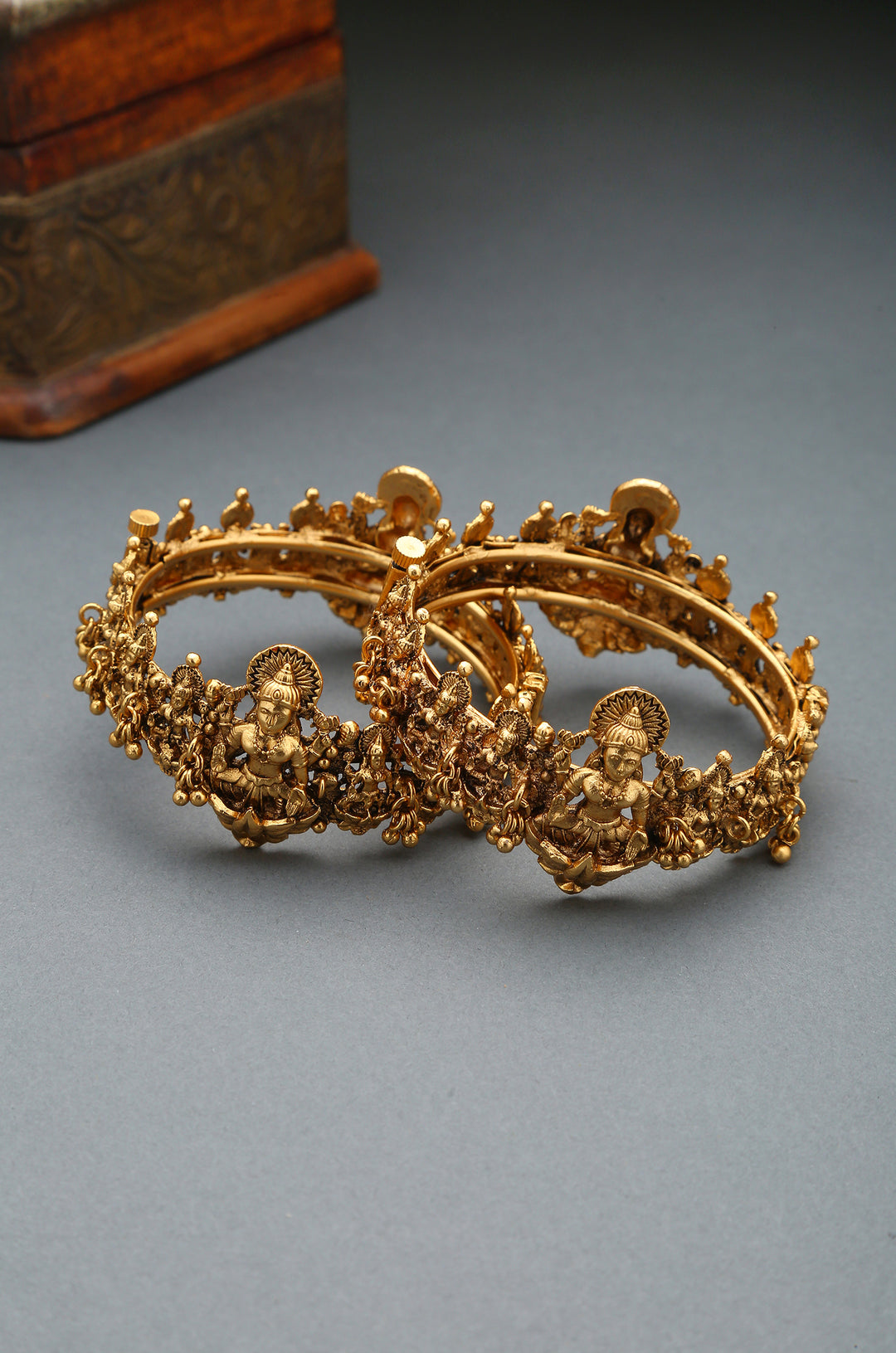 Anindita Temple Work Bangles - Set of 2