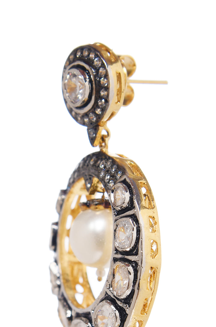 Shea Victorian Chandbali Earrings