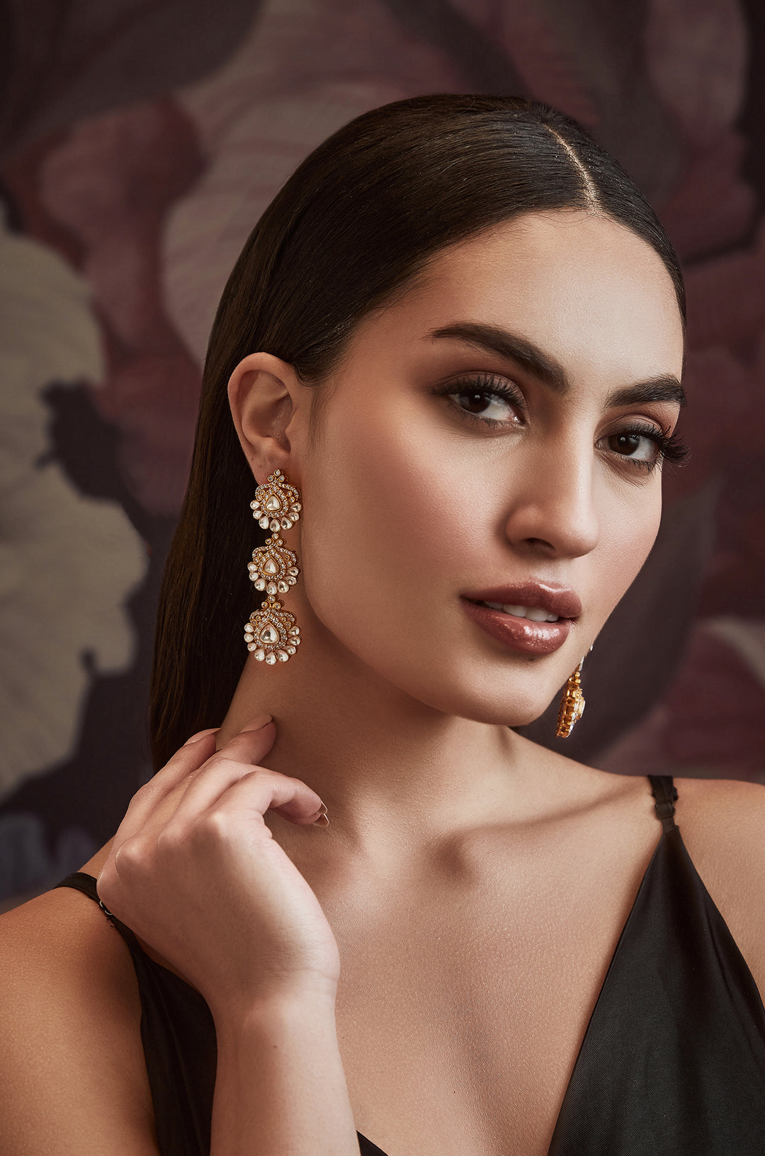 Dwij Victorian Polki Earrings