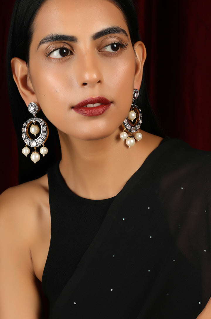 Shea Victorian Chandbali Earrings