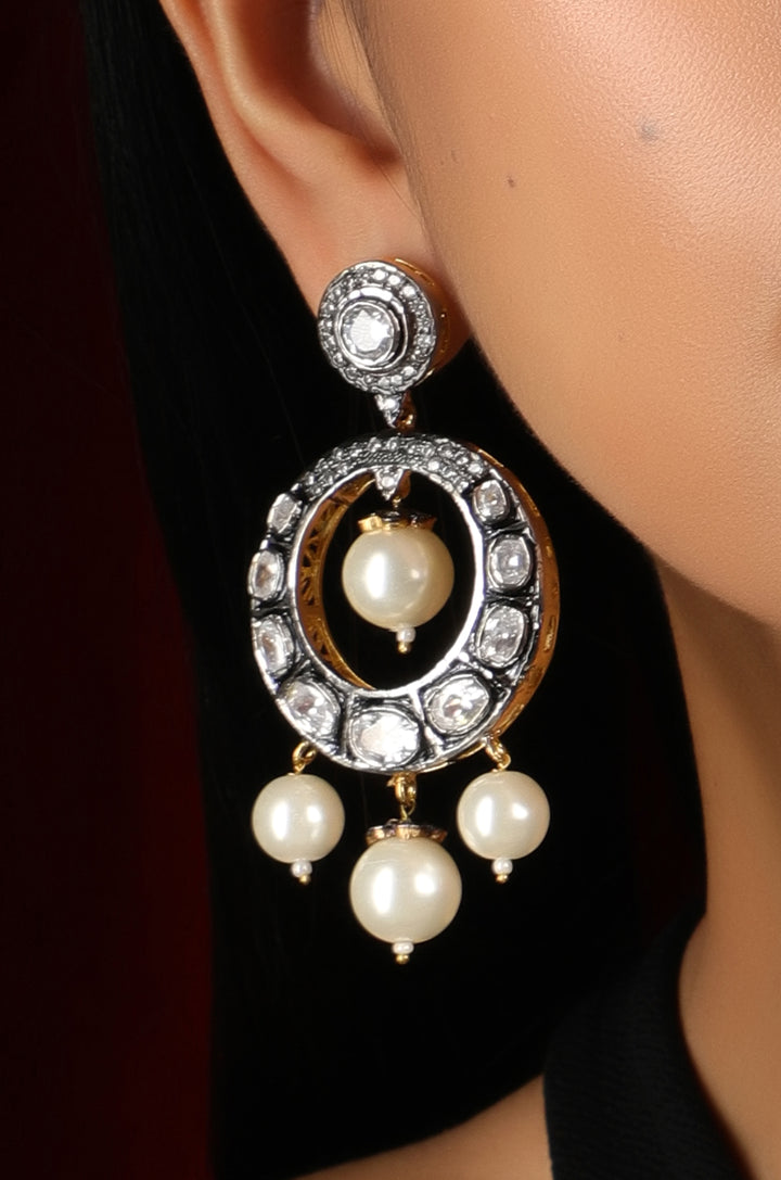 Shea Victorian Chandbali Earrings