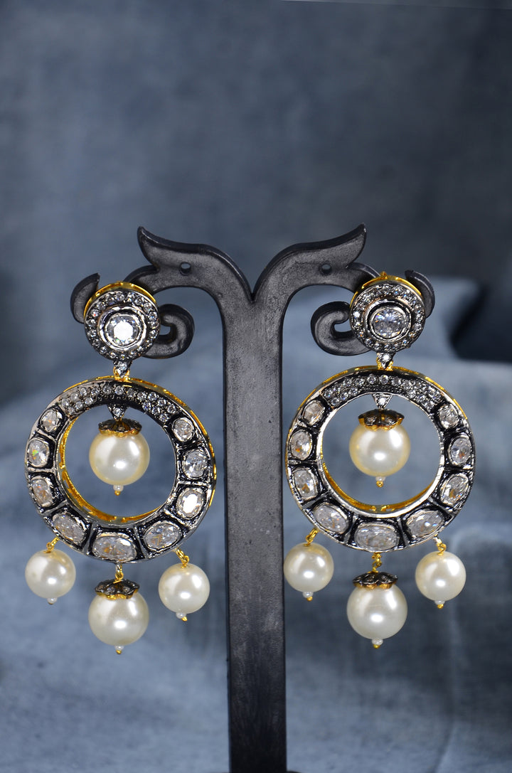 Shea Victorian Chandbali Earrings
