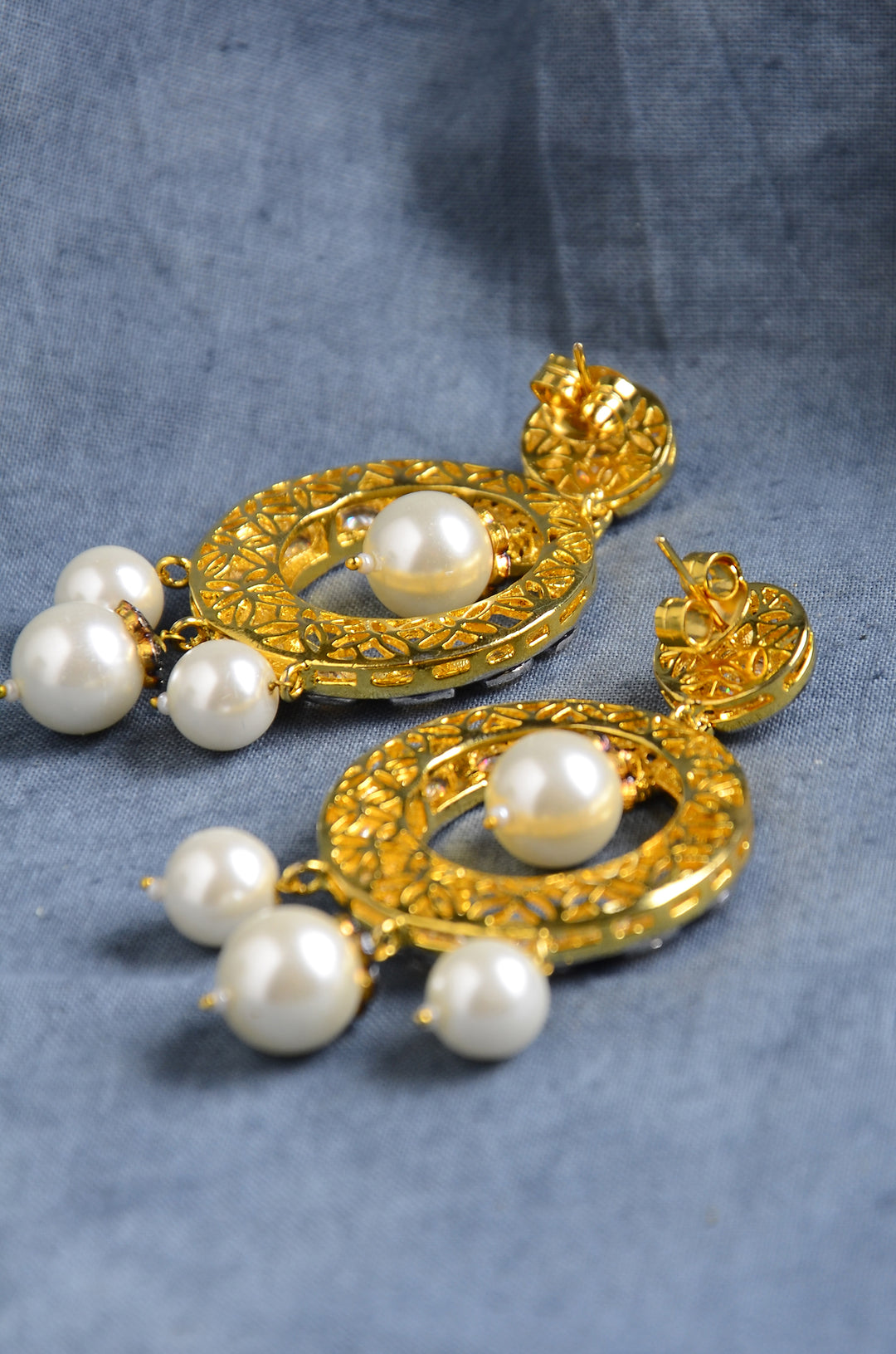 Shea Victorian Chandbali Earrings