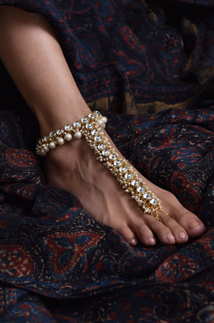 Shamita Kundan Anklets