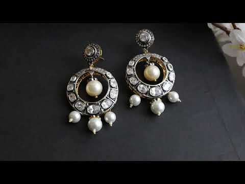 Shea Victorian Chandbali Earrings