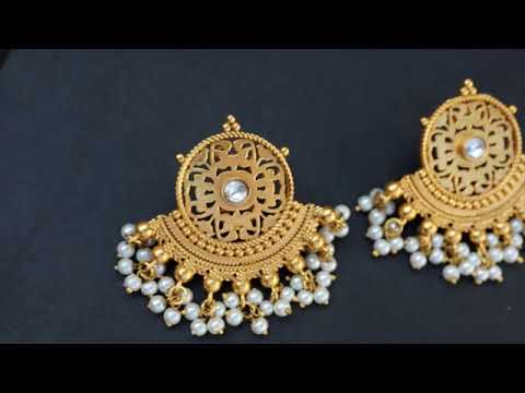 Tabu Temple Work Earrings